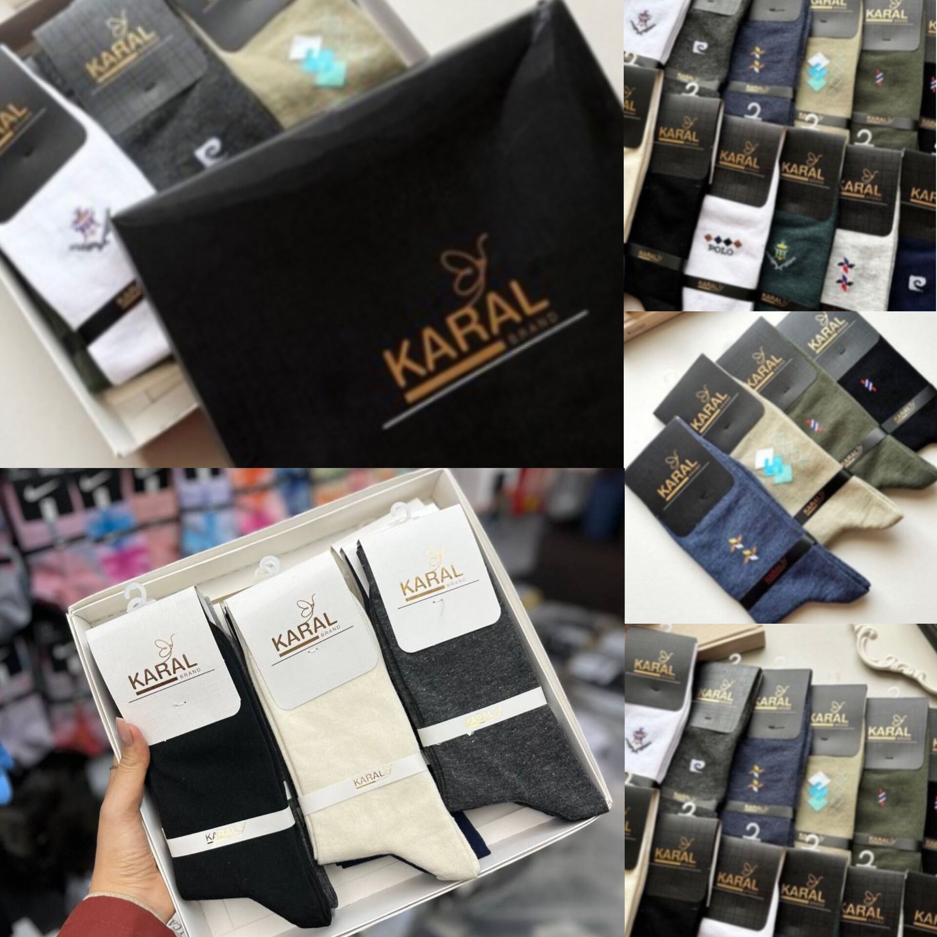 جوراب ساقدار مردانه کلاسیک پنبه ساده